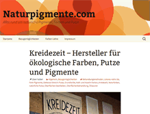 Tablet Screenshot of naturpigmente.com